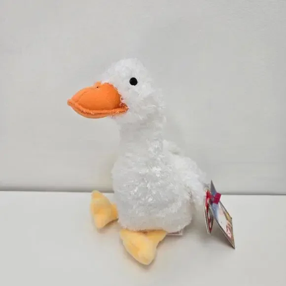 Toys Ty Beanie Baby Gussy The Goose Rare Charlottes Web Movie